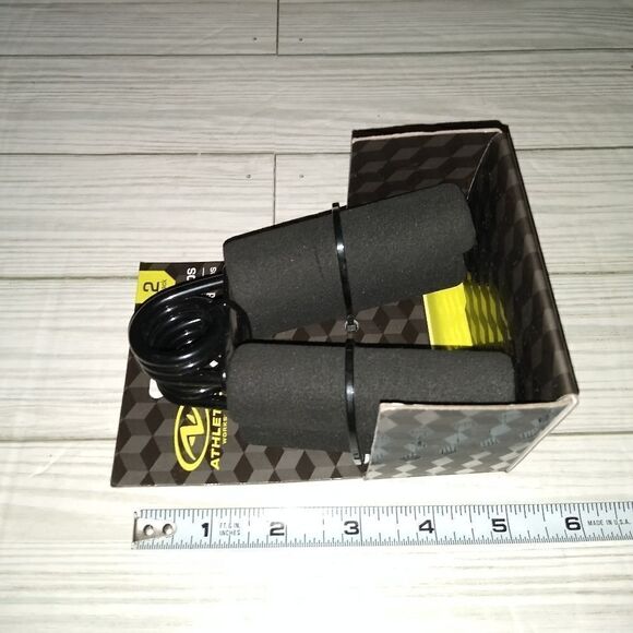 Athletic Works Black Hand Grips Medium Resistance Comfortable Foam Handles - Picture 8 of 9